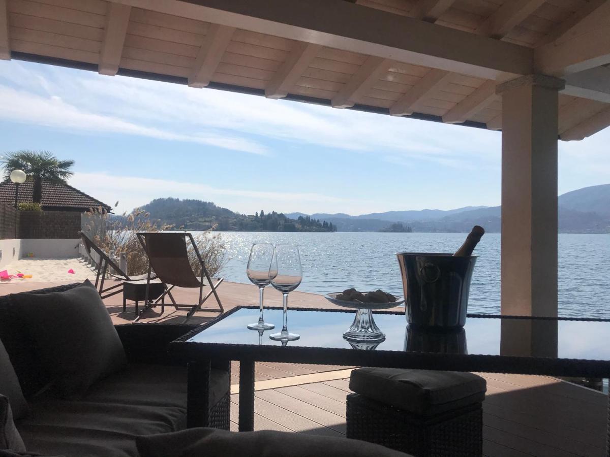 La Playa Cottage Con Spiaggia Privata Pettenasco Buitenkant foto