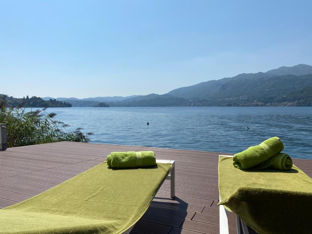 La Playa Cottage Con Spiaggia Privata Pettenasco Buitenkant foto