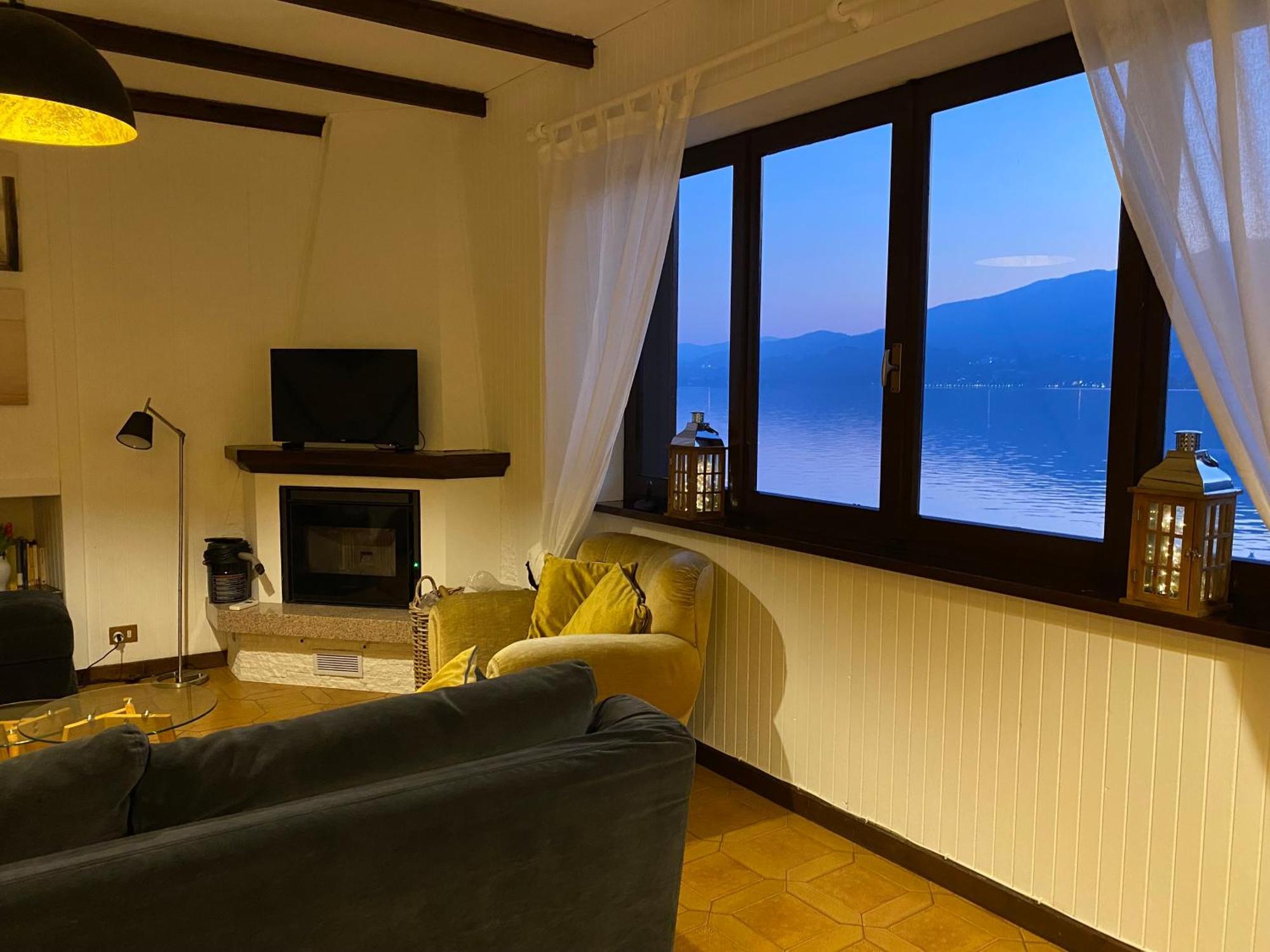La Playa Cottage Con Spiaggia Privata Pettenasco Buitenkant foto