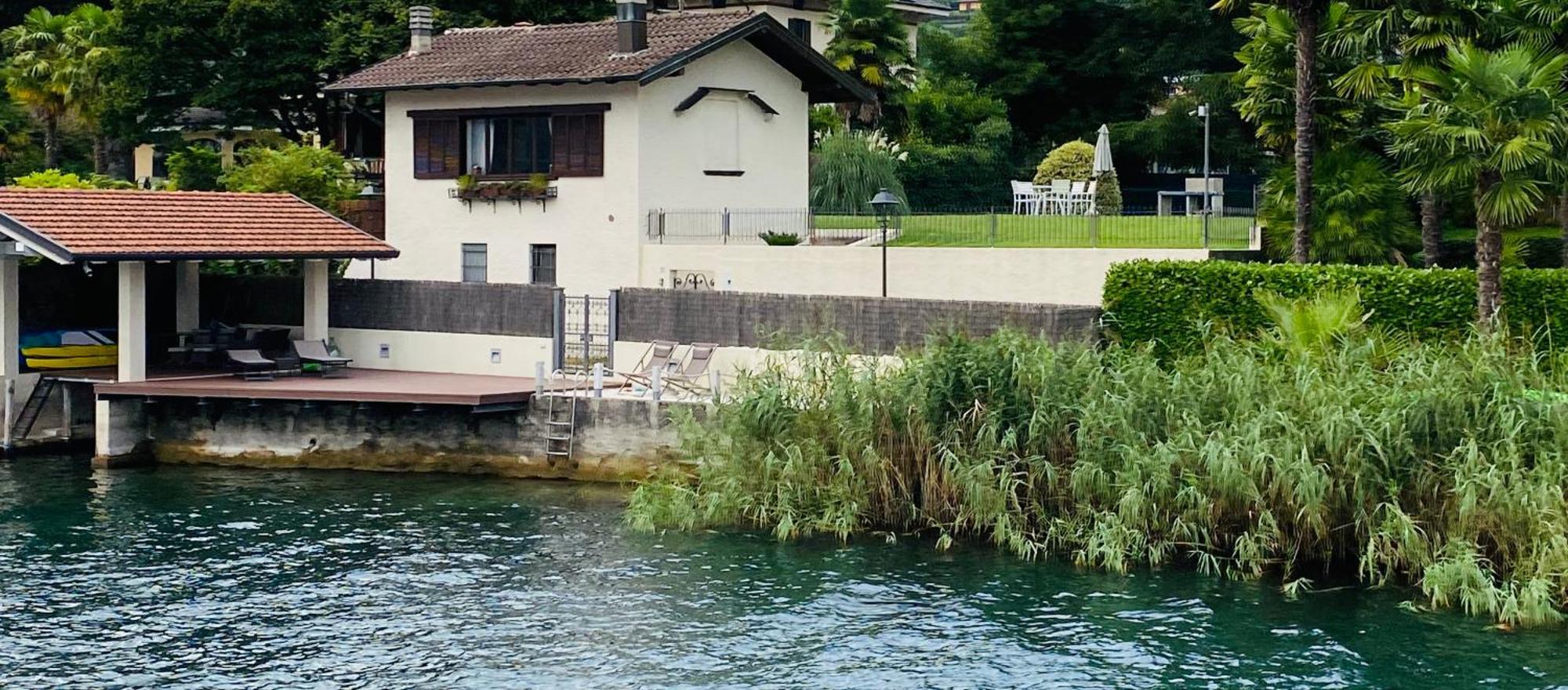 La Playa Cottage Con Spiaggia Privata Pettenasco Buitenkant foto