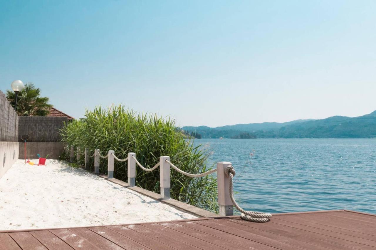La Playa Cottage Con Spiaggia Privata Pettenasco Buitenkant foto